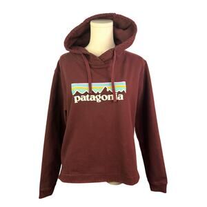 Patagonia Womens Uprisal Hoody Pullover Pocketed Graphic Print Sweatshirt Size S